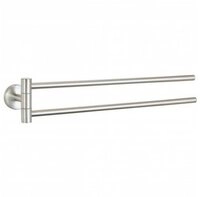 axentia Handtuchhalter Wand-Handtuchhalter, 2 Arme, schwenkbar 116946