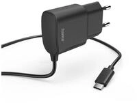 Hama Ladeger&auml;t mit USB C Anschluss, 12 W, 1,0 m, Schwarz Smartphone-Ladeger&auml;t