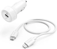 Hama Ladeger&auml;t Kfz-Ladeset IOS-Ger&auml;te, Power Delivery (PD), 20W, wei&szlig;