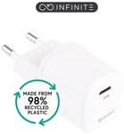 eSTUFF eSTUFF INFINITE USB-C Charger EU PD 20W - White - Smartphone-Adapter