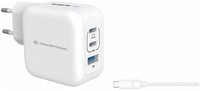Conceptronic Handy-Netzteile (3 USB-Anschl&uuml;sse f&uuml;r gleichzeitiges Laden)