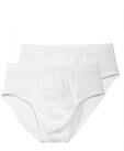 CALIDA Slip Natural Benefit (2er Pack) Pure Cotton, Feinripp-Qualit&auml;t, elastischer