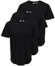 ONLY & SONS Rundhalsshirt ONSMATT LONGY SS TEE 3-PACK (Packung, 3-tlg) Baumwolle,