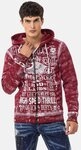 Cipo & Baxx Sweatjacke Jacken (1-tlg) mit auff&auml;lligem Print, CL544