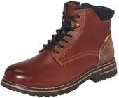 Schn&uuml;rboots CAMEL ACTIVE, Herren, Gr. 40, braun (cognac, blau), Leder, used, Basic,