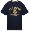 TOM TAILOR T-Shirt mit gro&szlig;em Logofrontprint