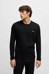 BOSS Pyjamaoberteil Waffle LS-Shirt