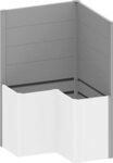 Biohort Sichtschutzelement, f&uuml;r Hochbeet Belvedere L100 (L-Form), LxH: 102x91...