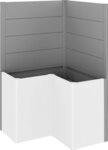 Biohort Sichtschutzelement, f&uuml;r Hochbeet Belvedere L100 (L-Form), LxH: 102x91...