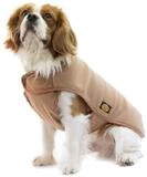 Fashion Dog Hundemantel Fleece-Hundemantel, Camel/Beige