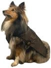 Fashion Dog Hundemantel Hunde-Regenmantel mit Fleecefutter, Braun