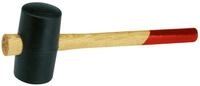 fortis Gummihammer, Gummi-Kompressions Hammer Gr&ouml;&szlig;e 2A 64 mm schwarz