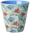 RICE A/S Becher Rice Melaminbecher Drache Dragon Print Medium