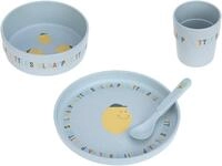 L&Auml;SSIG Kindergeschirr-Set Happy Fruits, Lemon (4-tlg), 1 Personen, Polypropylen,