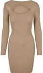 URBAN CLASSICS Shirtkleid Urban Classics Damen Ladies Cut Out Dress (1-tlg)