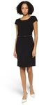 Betty&Co Etuikleid Damen mit G&uuml;rtel G&uuml;rtel