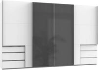 Wimex Schwebet&uuml;renschrank Level by fresh to go mit Glast&uuml;ren und Synchron&ouml;ffnung