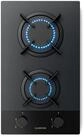 Klarstein Gas-Kochfeld Goldflame Nano Matte, Gaskochfeld 2 Brenner Elektrische