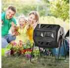 Outsunny Komposter Drehbarer Schnellkomposter, BxTxH: 71x64x96 cm, 160 l,