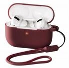 Hama Etui Silikon Skin Case Schutz-H&uuml;lle Rot Wireless-Headset (Trageband zur