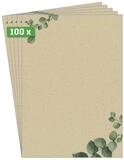 Sigel Motivpapier Motivpapier Eucalyptus DIN A4 100g/m&sup2; 100 Blatt