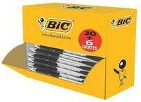 BIC Kugelschreiber Atlantis Classic, (36-tlg), mit transparentem Schaft