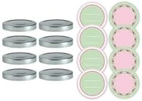 Dr. Oetker K&uuml;chenhelfer Universaldeckel Twist-off Deckel-Ste, inkl. 8 Aufkleber