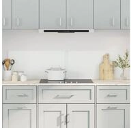 vidaXL K&uuml;chenr&uuml;ckwand, K&uuml;chenr&uuml;ckw&auml;nde 2 Stk. Transparent 80x60 cm Hartglas