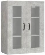 vidaXL Sideboard, H&auml;ngeschrank Betongrau 69,5x34x90 cm
