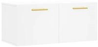 vidaXL H&auml;ngeschrank Wandschrank Wei&szlig; 80x36,5x35 cm Holzwerkstoff