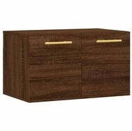 vidaXL H&auml;ngeschrank Wandschrank Braun Eichen-Optik 60x36,5x35cm Holzwerkstoff...