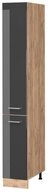 Vicco Hochschrank R-Line, Anthrazit Hochglanz/Goldkraft Eiche, 30 cm (1-St)