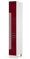 Vicco Hochschrank Fame-Line, Bordeaux Hochglanz/Wei&szlig;, 30 cm (1-St)