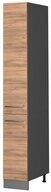 Vicco Hochschrank Fame-Line, Goldkraft Eiche/Anthrazit, 30 cm (1-St)