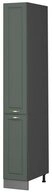 Vicco Hochschrank Fame-Line, Gr&uuml;n-Gold Landhaus/Anthrazit, 30 cm (1-St)