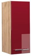 Vicco H&auml;ngeschrank Fame-Line, Bordeaux Hochglanz/Goldkraft Eiche, 30 cm (1-St)