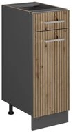 Vicco Unterschrank R-Line, Artisan-Eiche/Anthrazit, 30 cm ohne Arbeitsplatte...