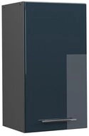 Vicco H&auml;ngeschrank Fame-Line, Dunkelblau Hochglanz/Anthrazit, 40 cm (1-St)