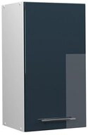 Vicco H&auml;ngeschrank Fame-Line, Dunkelblau Hochglanz/Wei&szlig;, 40 cm (1-St)