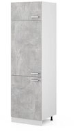 Vicco K&uuml;hlumbauschrank R-Line, Beton/Wei&szlig;, 60 cm (1-St)