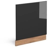 Vicco Frontblende R-Line, Anthrazit Hochglanz/Goldkraft Eiche, 60 cm ohne