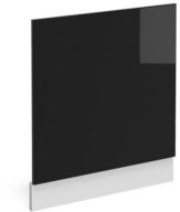 Vicco Frontblende R-Line, Schwarz Hochglanz/Wei&szlig;, 60 cm ohne Arbeitsplatte (1...
