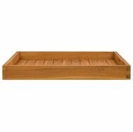 vidaXL Servierbrett, Serviertablett 60x60 cm Massivholz Teak