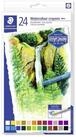 STAEDTLER Maltuch Aquarellkreide karat aquarell 94 mm 24 Farben