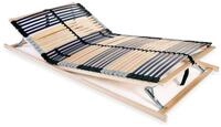 Lattenrost, vidaXL, Lattenrost mit 42 Latten 7 Zonen 120x200 cm