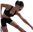 Nike Lauftights W NK DF SWIFT HR 4IN SHORT sportlicher Stil, bequeme Passform,...