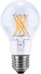 SEGULA LED-Leuchtmittel LED Gl&uuml;hlampe klar, E27, Warmwei&szlig;, dimmbar, E27, Gl&uuml;hlampe