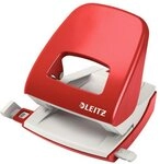 LEITZ Locher Locher 2,5mm mit Anschlagschiene rot in Blisterverpackung