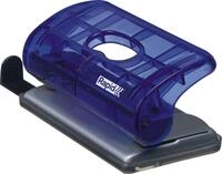 Rapid Locher B&uuml;rolocher EC10 Kunststoff/Metall 10 Blatt transparent blau in...