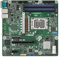 Asrock EC266D4U micro-AATX Sockel 1700 DDR5 - Mainboard - gr&uuml;n/silber Mainboard